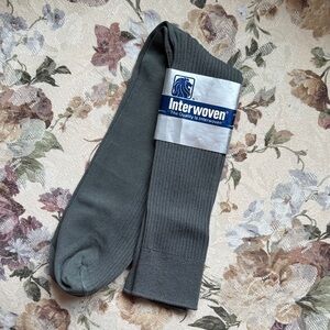 Long Gray Men's Socks